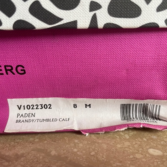 Diane Von Furstenberg Paden Brandy Tumbled Calf Leather Boot sz 8 - Picture 13 of 13